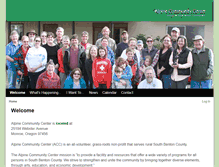 Tablet Screenshot of alpinecommunity.net